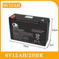 Hot 6V-12V Rechargeable Battery For Children's Electric Vehicles Toy Cars Motorcycles Baby Strollers Battery 5Ah 7Ah 8Ah 12Ah Oasis Select 6V 12Ah Battery