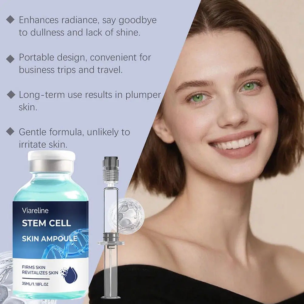 35ML Revitalizing Essence Ampoules For Face Hyaluronic Acid Face Serum Deeply Moisturizing Firming Skin Care Improve Fine Lines Oasis Select