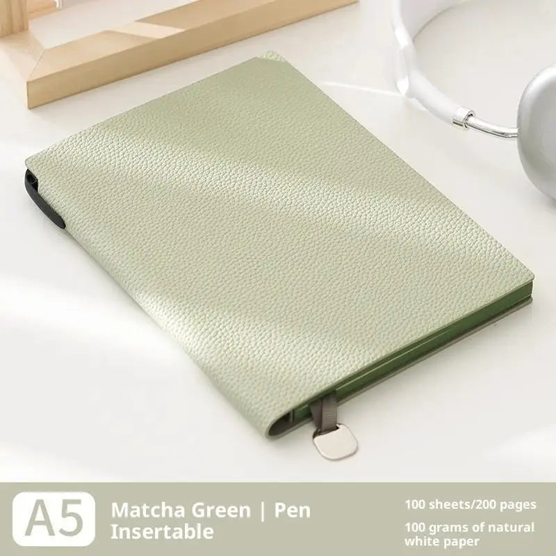 1pcs Business Notebook B5 A5 A6 Thick Leatherette Business Notebook Office Notepad Soft Cover Litchi Pattern Journal for Work Oasis Select A3