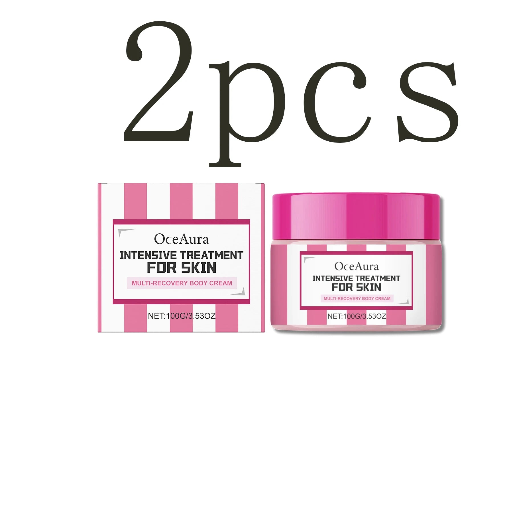 OceAura Gentle Body Moisturizing Cream – Hydrating & Non-Greasy Body Moisturizing Cream Oasis Select 2pcs
