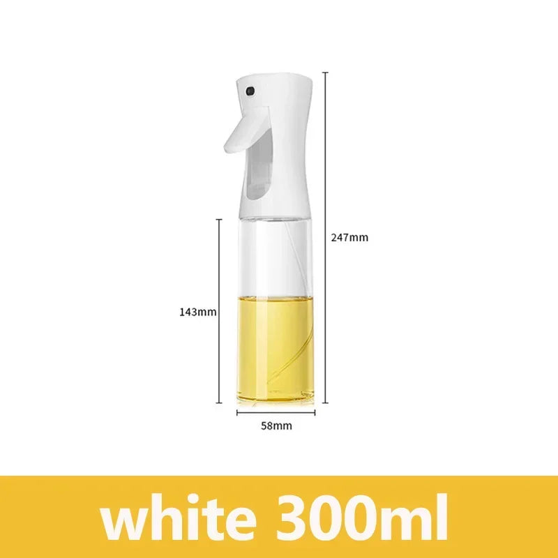 Oil Spray for Cooking - Olive Oil Dispenser Bottle Sprayer Mist-Reusable Food Grade Oil Vinegar,Spray Bottle Kitchen Accessories Oasis Select 300ml white