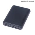 4 Slots 18650 Battery Box Case DIY Power Set Material Mini Solderless Power Supply Housing For Home Go Out And Other Occasions Oasis Select Black