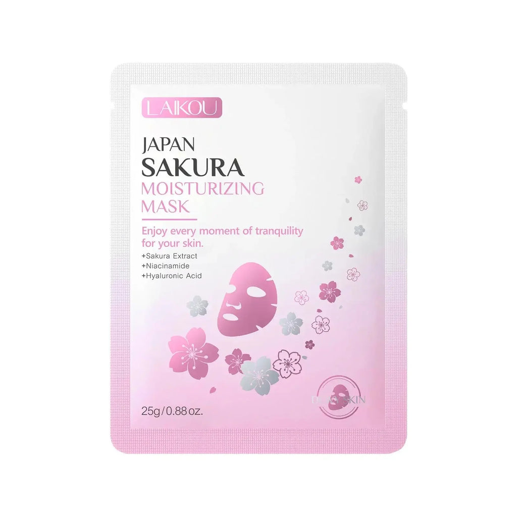 LAIKOU Sakura Moisturizing Face Mask – 10 Pack | Hydrating