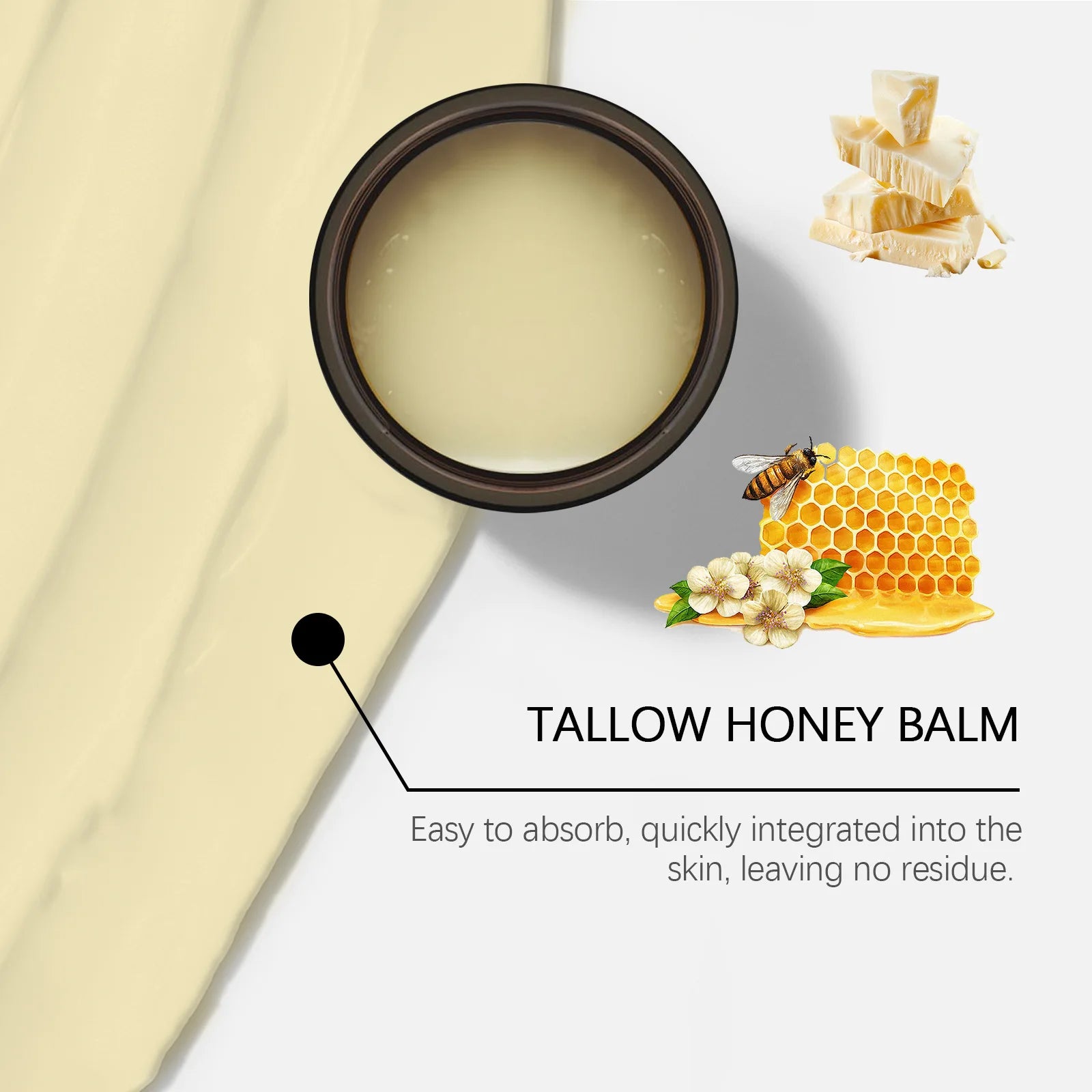 WOODSLEEP Beef Tallow & Honey Moisturizer Cream – Face & Body Face & Body Cream Oasis Select