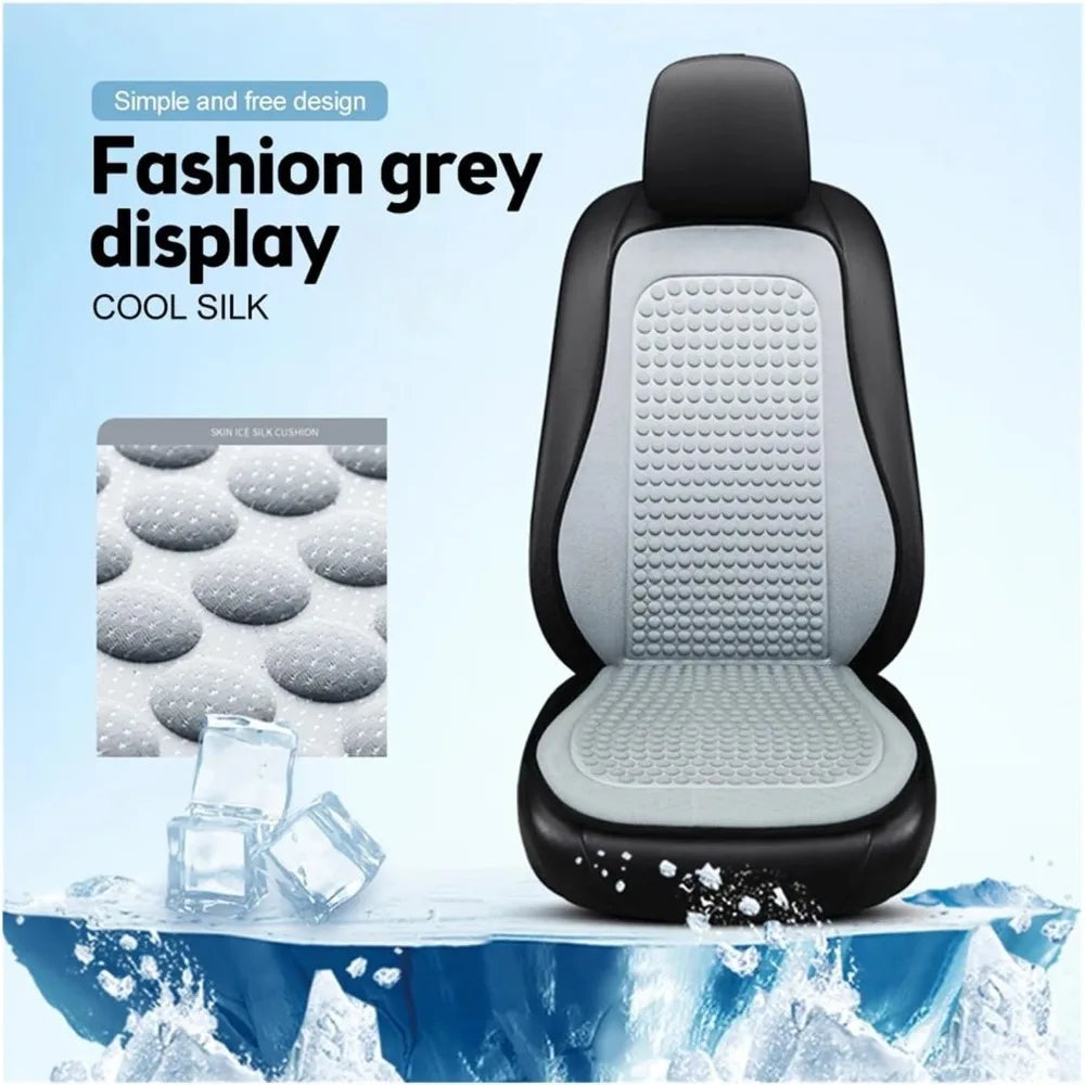 Car Seat Covers Summer Breathable Cooling Seat Cushion Universal Automobiles Seat Cover Bump Massage Seat Protector Pad Covers Oasis Select