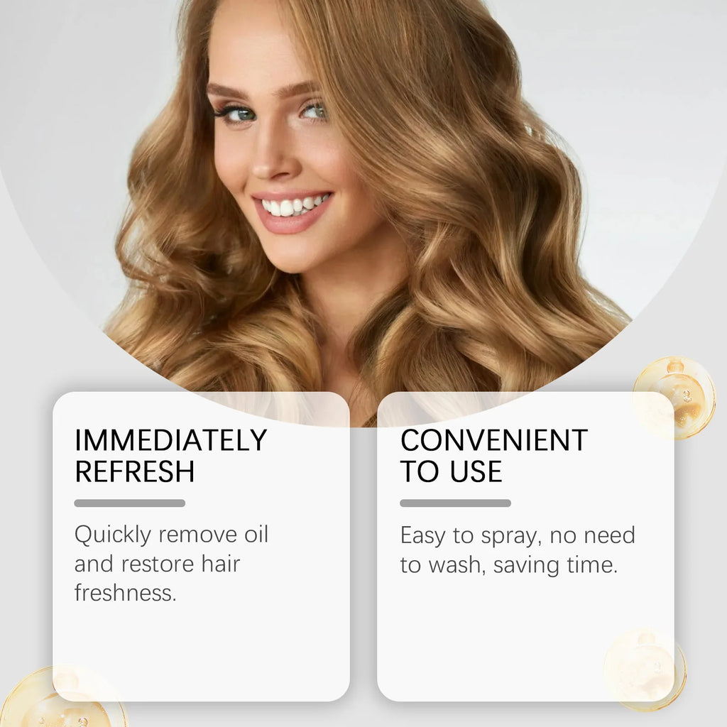 HOEGOA Dry Shampoo Spray – Oil Control, Volume & Anti-Frizz Dry Shampoo Spray Oasis Select