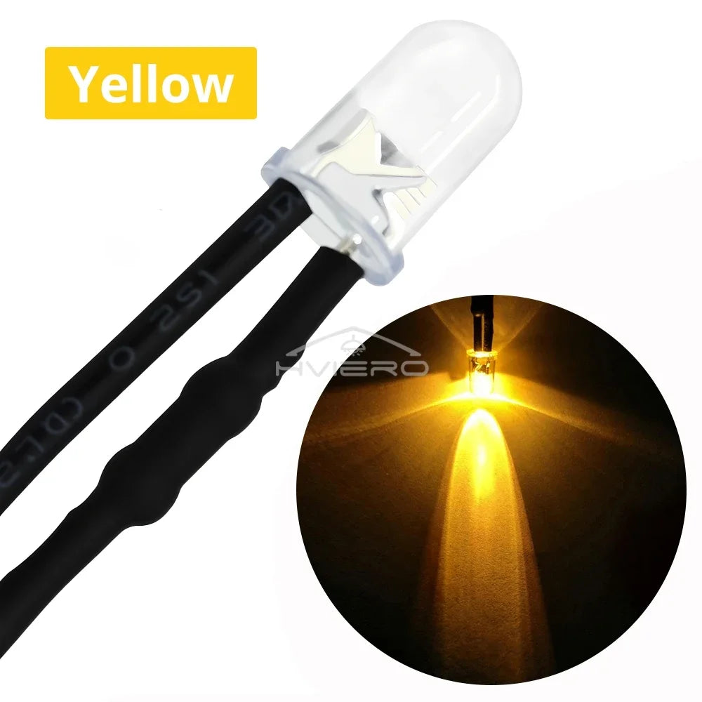 5mm DC 12V Pre-Wired LED Diodes | Atmosphere Lighting Bulbs