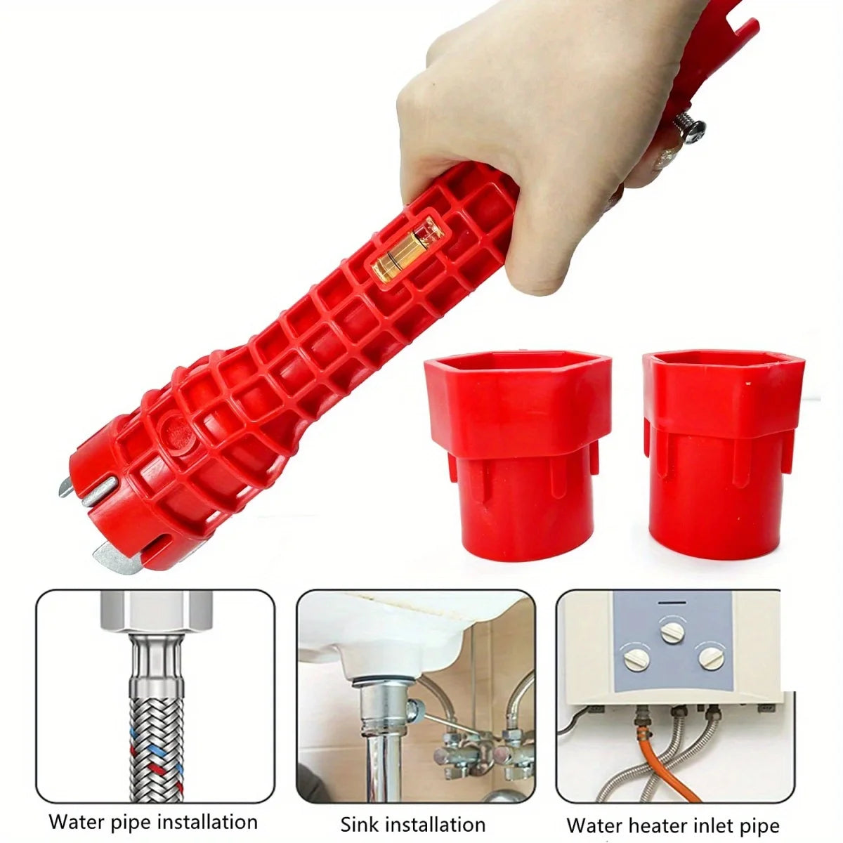 SLADE 8-in-1 Faucet & Sink Installer Wrench | Plumbing Tool Plumbing Wrench Oasis Select