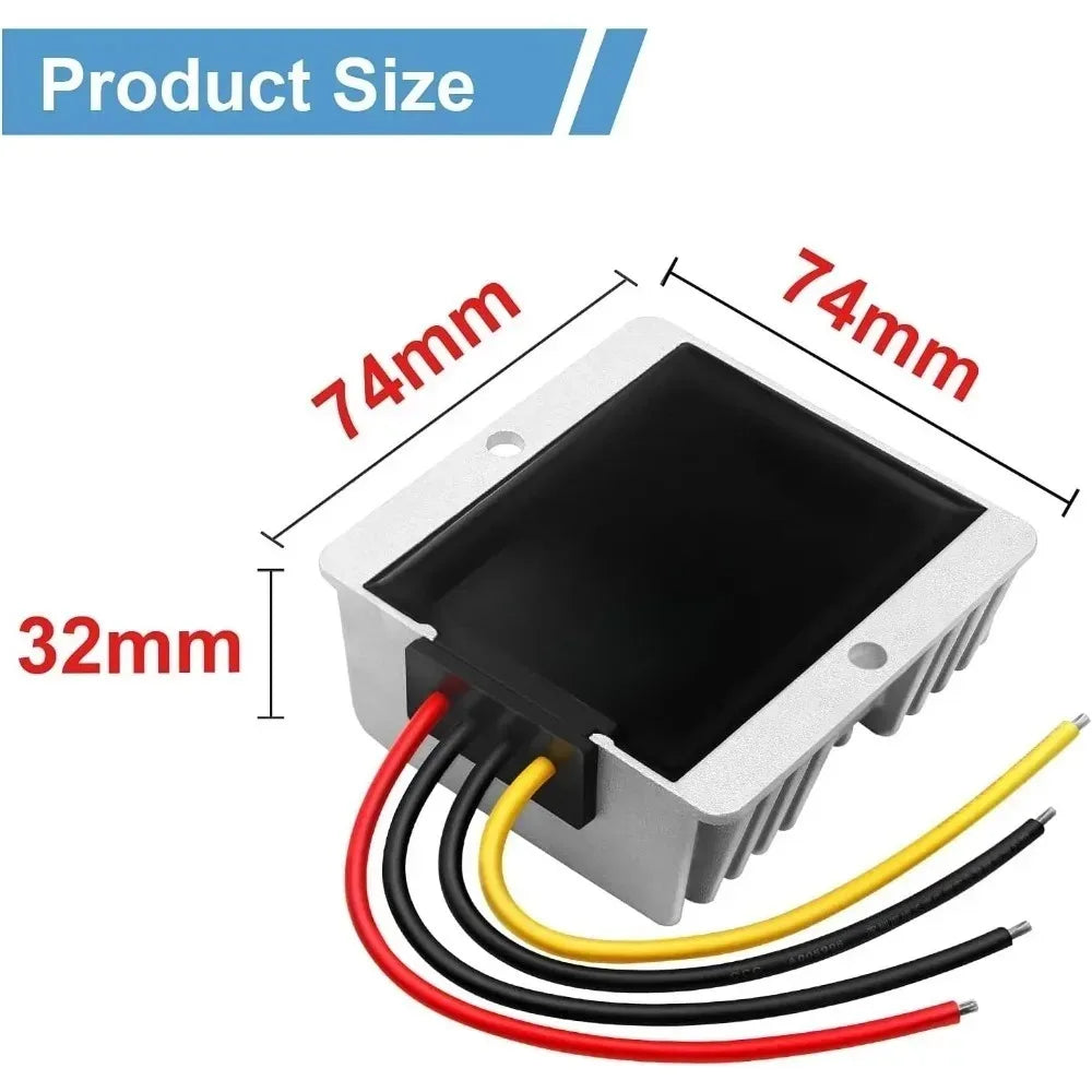 DC DC 12V to 13.8V/15V/19V 4-30A Step-up Module Boost Converter Voltage Regulator Waterproof Power Adapt Volt Transformer Module Oasis Select