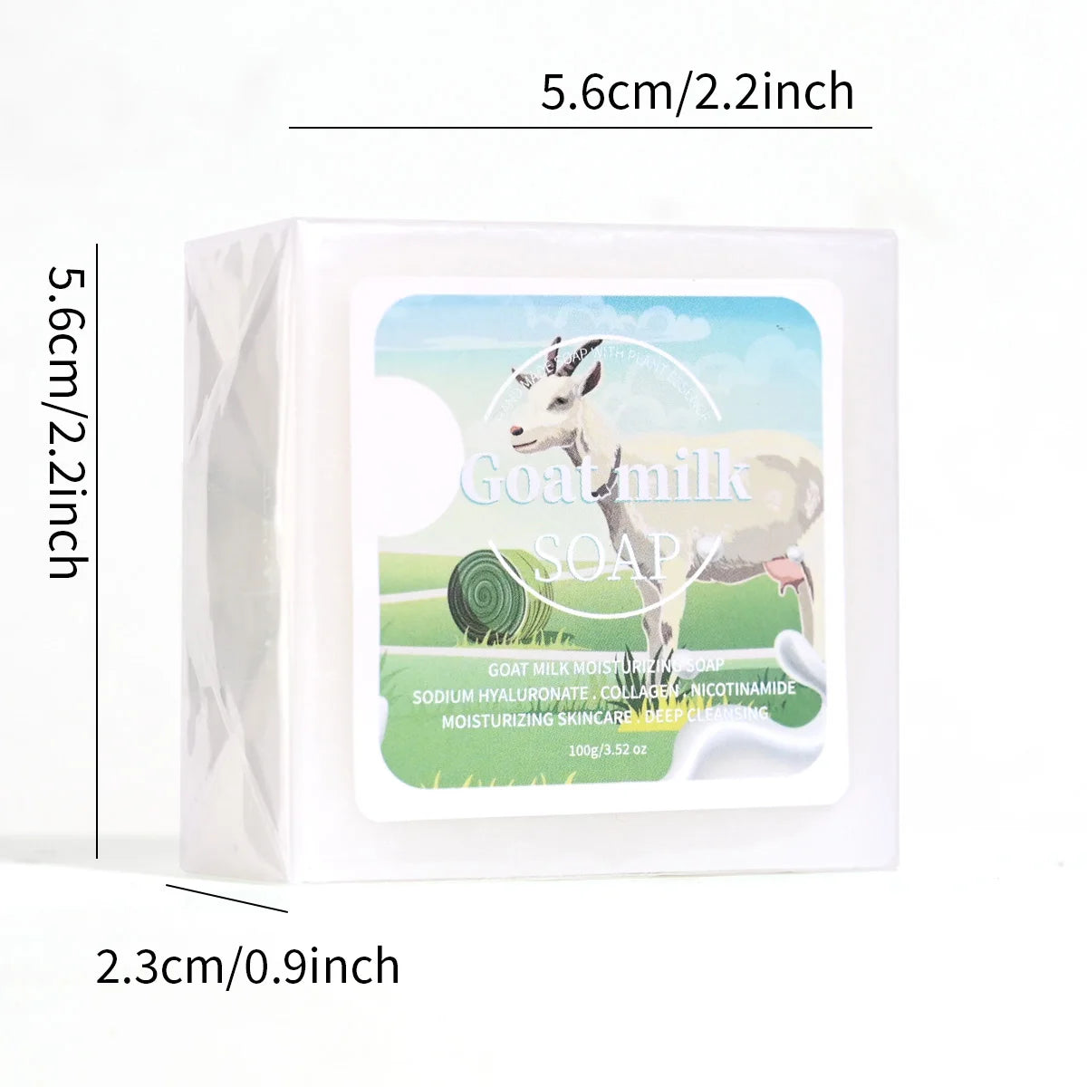 Niacinamide Goat Milk Soap with Collagen – Handmade Bar