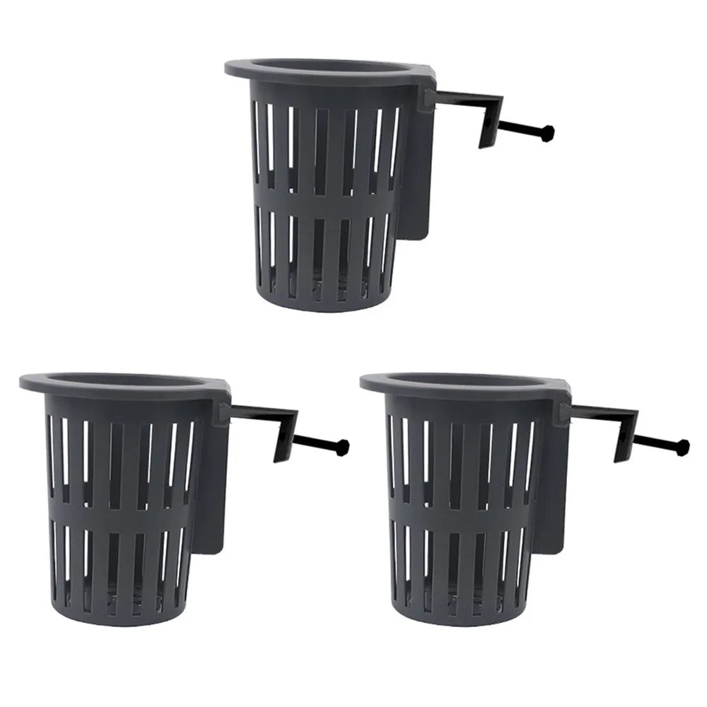 Wall-Mounted Aquarium Plant Basket | Aquatic Tank Planter 3-Pack