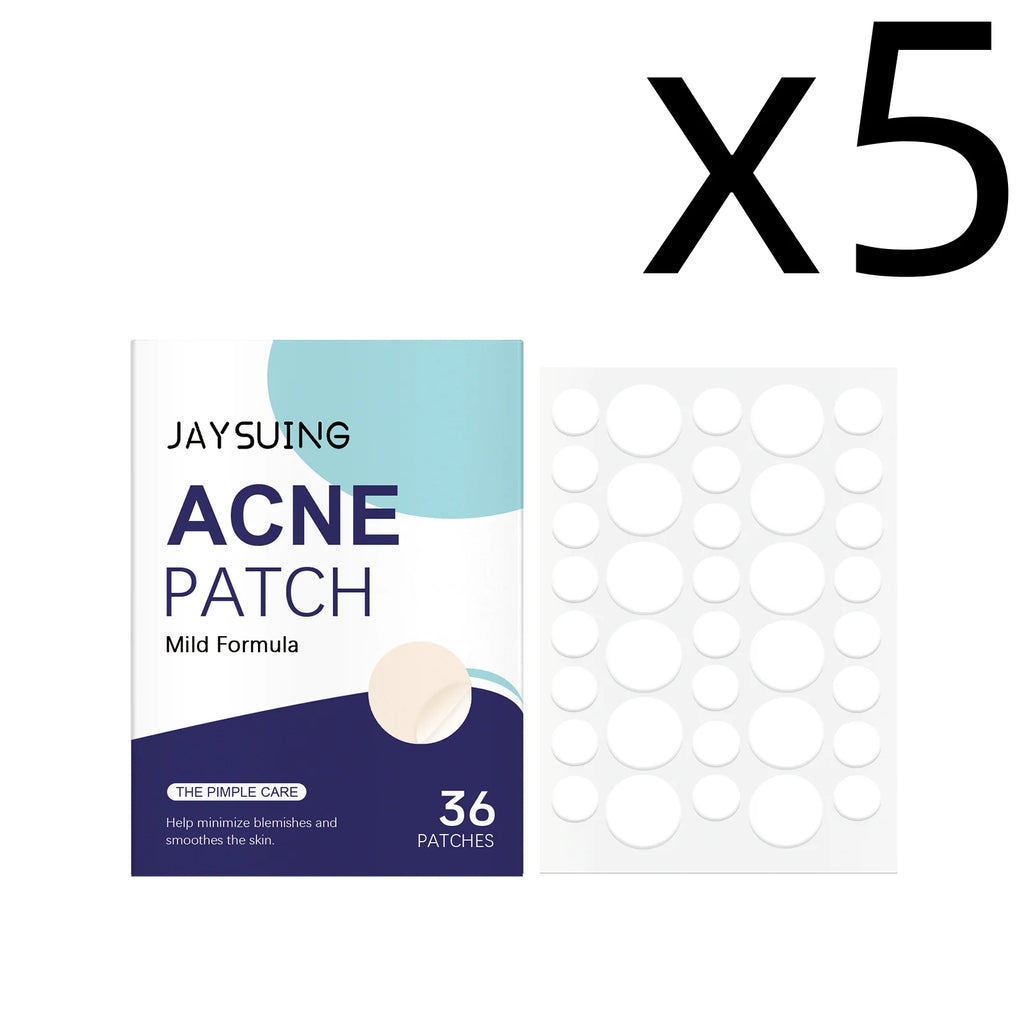 Jaysuing Pimple Patches Fast Soothe Relieve Red Swell Help Repairing Skin Barrier Conceal Facial Blemish Breathable Acne Patch Oasis Select 36pcs Boxed X 5PCS