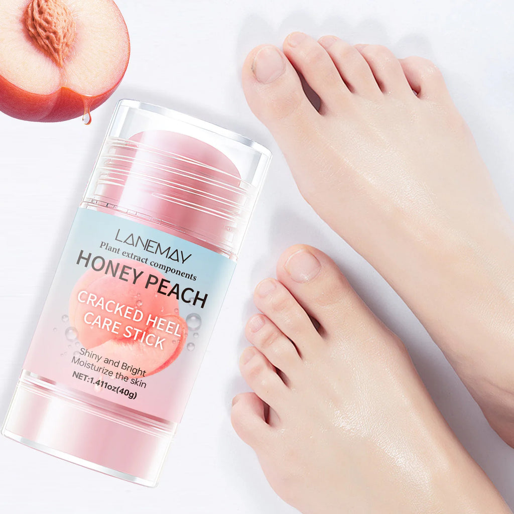 Lanemay Peach Foot Moisturizing Stick – Nourishing Heel Balm 40g