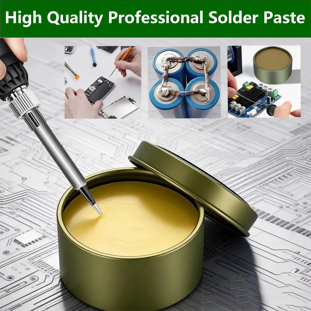 100g Solder Paste Rosin Flux Lead-free Welding Flux Iron Repair Welding Paste Soldering Tin Soldering Oil Soldering Flux Oasis Select