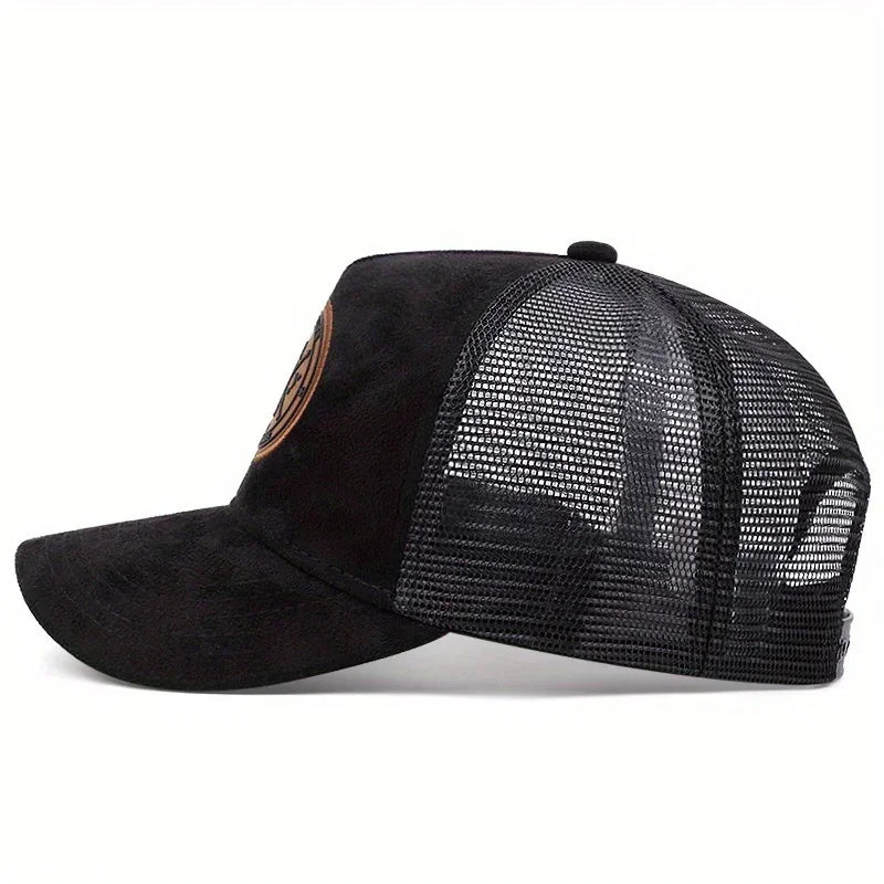 Summer Mesh Baseball Cap Women Men ENJOY LIFE Letter Patch Snapback Hat Casual Breathable Unisex Street Hip Hop Trucker Caps Oasis Select