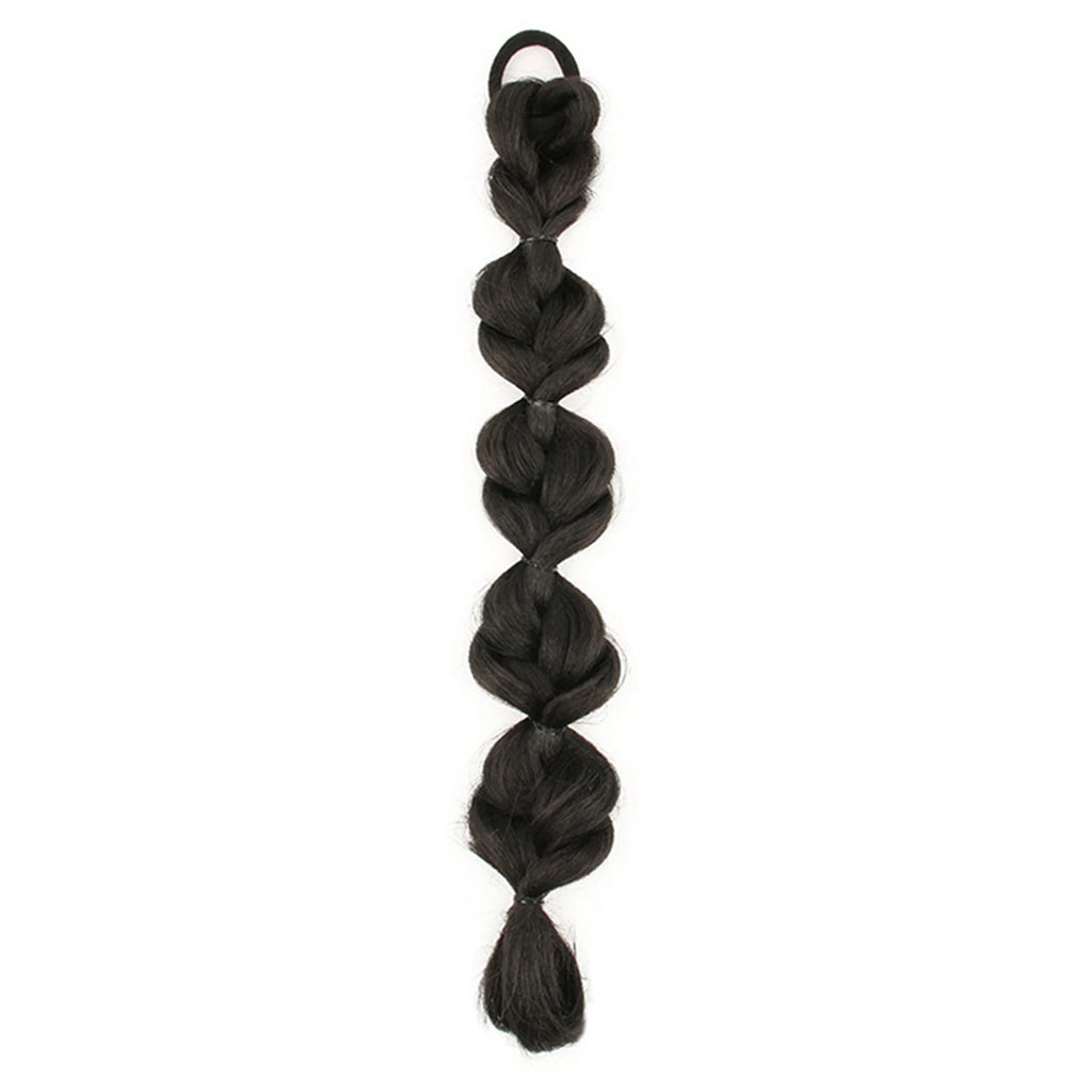 Synthetic Bubble Braid Ponytail Wig – Clip-In Hair Extension