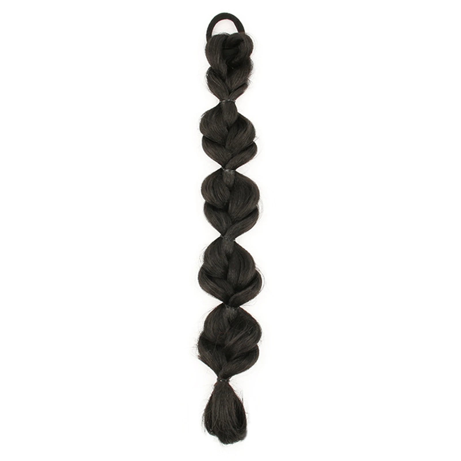 Synthetic Bubble Braid Ponytail Wig – Clip-In Hair Extension