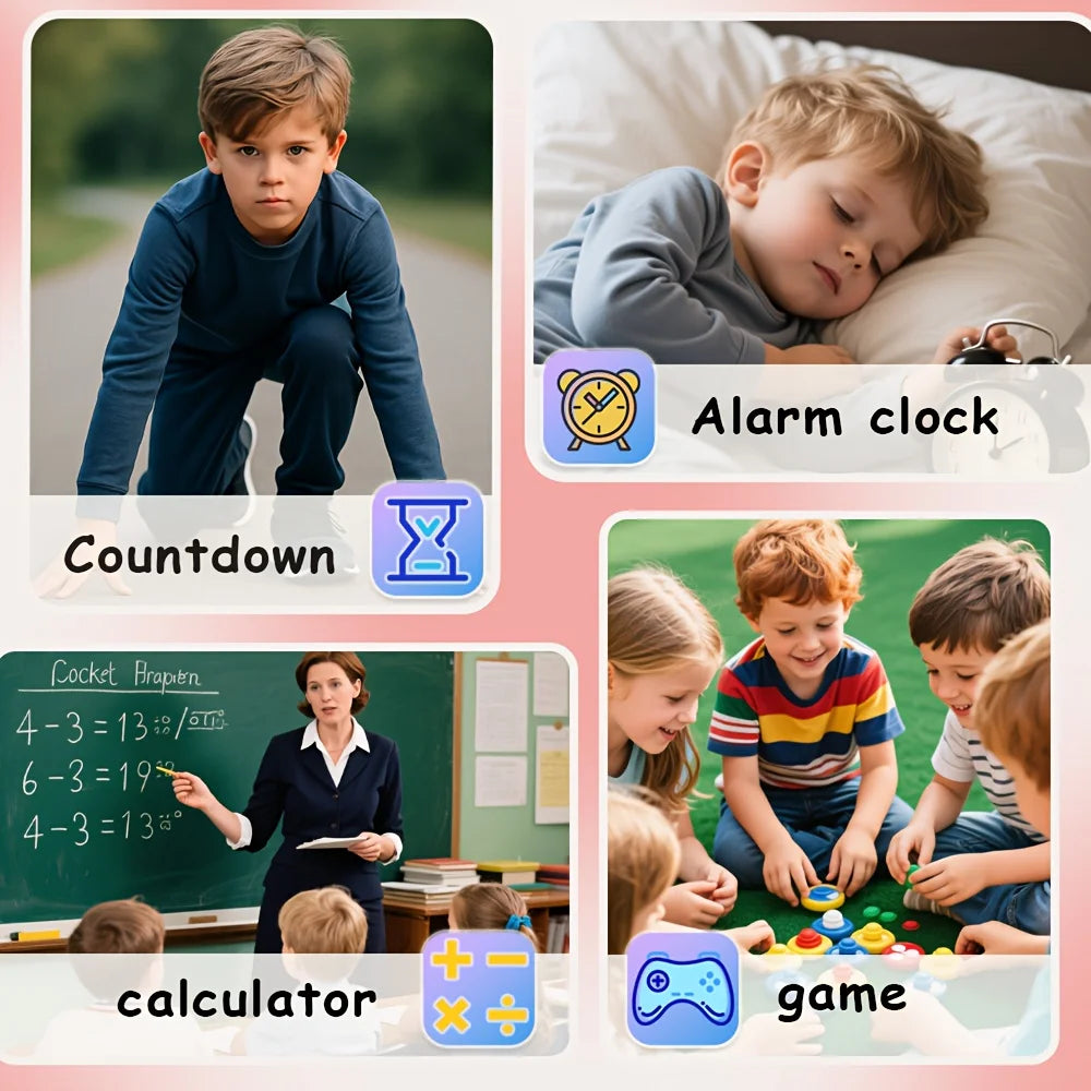 ERUN Kids Smart Watch – Games, Pedometer, Alarm & Calculator