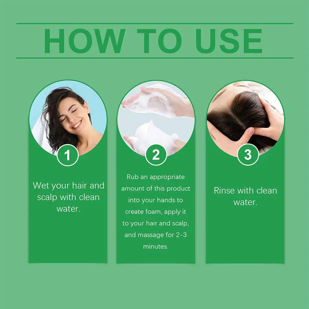 Natural Rosemary Hair Shampoo 100ML Reduce Hair Loss Clean Dandruff Nourish Moisturize Scalp Hair Care Product Oasis Select