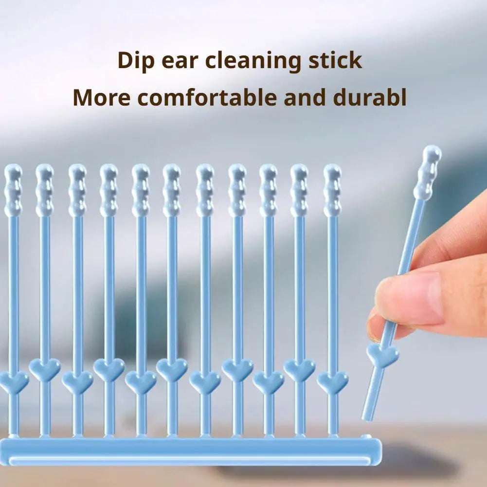 24-Pack Silicone Adhesive Ear Picks – Reusable Earwax Remover