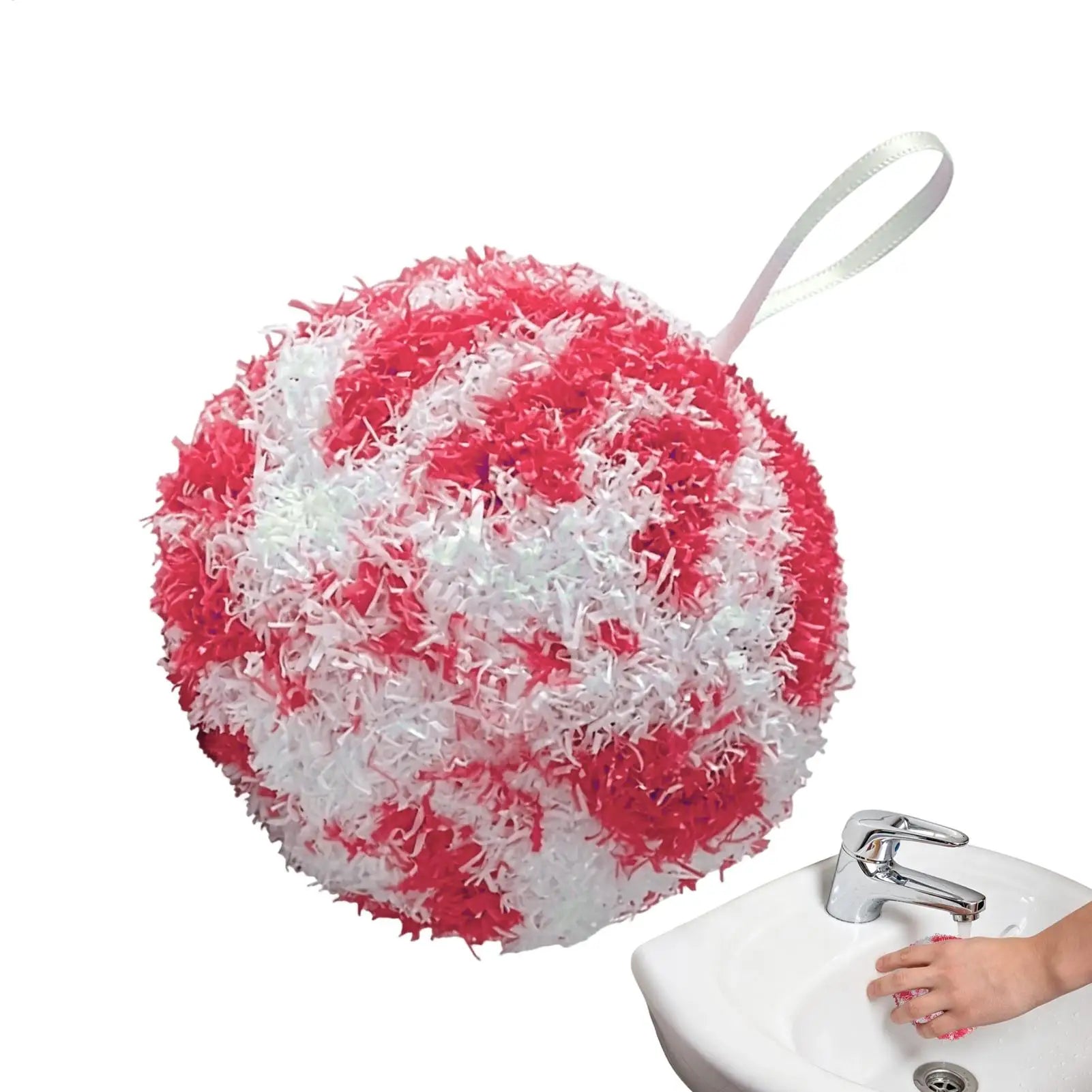 1PC Nano Cleaning Ball for Quick Cleaning Kitchen Stains Colorful Stripes Balls with Hanging Rope Household Cleaning Tools Oasis Select