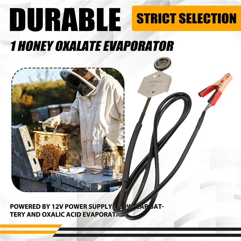 LIKE WISH Honey Oxalic Acid Evaporator 12V Bee Varroa Treatment Tool Heated Fumigator Atomizer Oasis Select