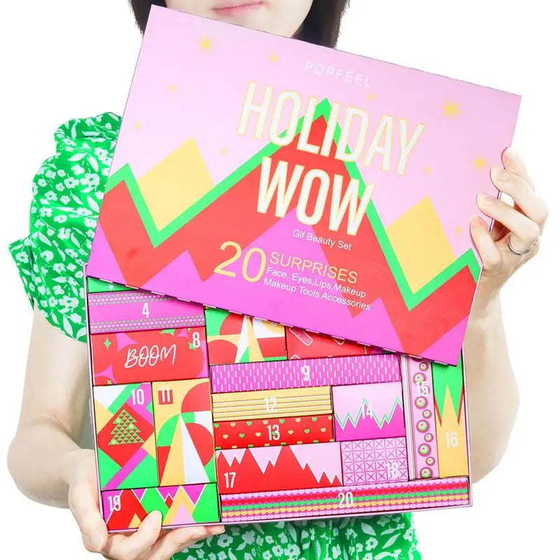Christmas Advent Calendar Makeup Gift Box Set for Women Advent Calendar Makeup Set Oasis Select