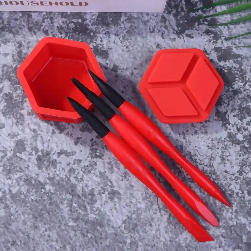 High-Quality Silicone Glue Brush Kit for DIY Projects, Portable Woodworking Tools Oasis Select