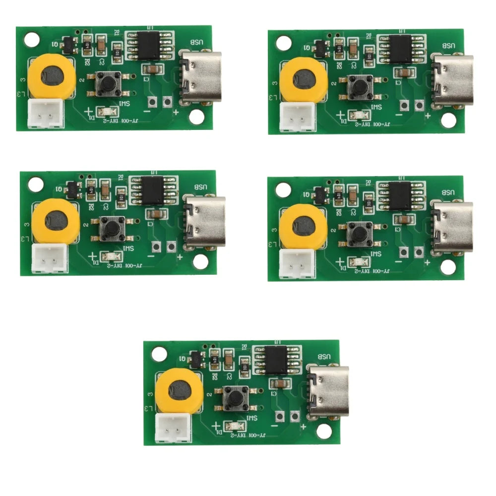 1-5pcs 3 Levels Adjustable Fog Volume Single Spray Humidifier Module Mist Maker and Driver Circuit Board Fogger Atomization Film Oasis Select 5pcs module