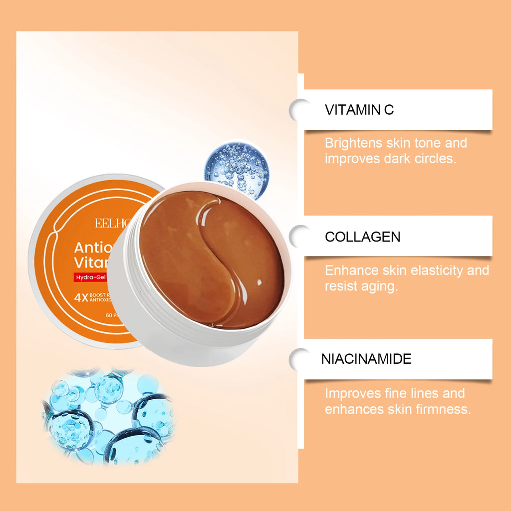 EELHOE Under Eye Patches – Hyaluronic Acid, Collagen & Vitamin C Under Eye Patches Oasis Select