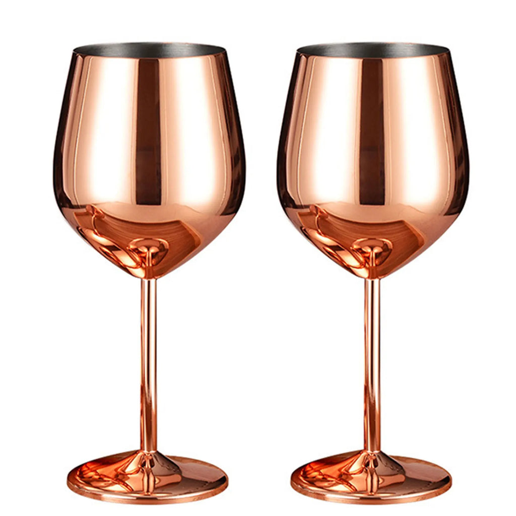 Shatterproof Stainless Steel Wine Glasses | Cocktail & Champagne