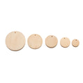 20pcs Round Blank Wooden Pendants Base For DIY Handmade Earrings Necklaces Jewelry Making Supplies Accessories Decorative Charms Oasis Select 1 45mm