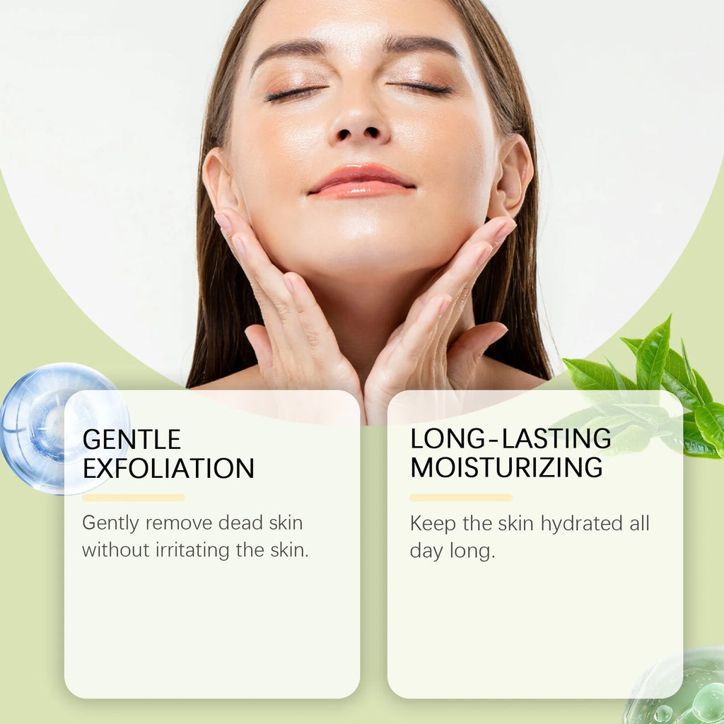 Hoygi Green Tea Facial Scrub – Pore Cleansing & Exfoliator Facial Exfoliating Scrub Oasis Select