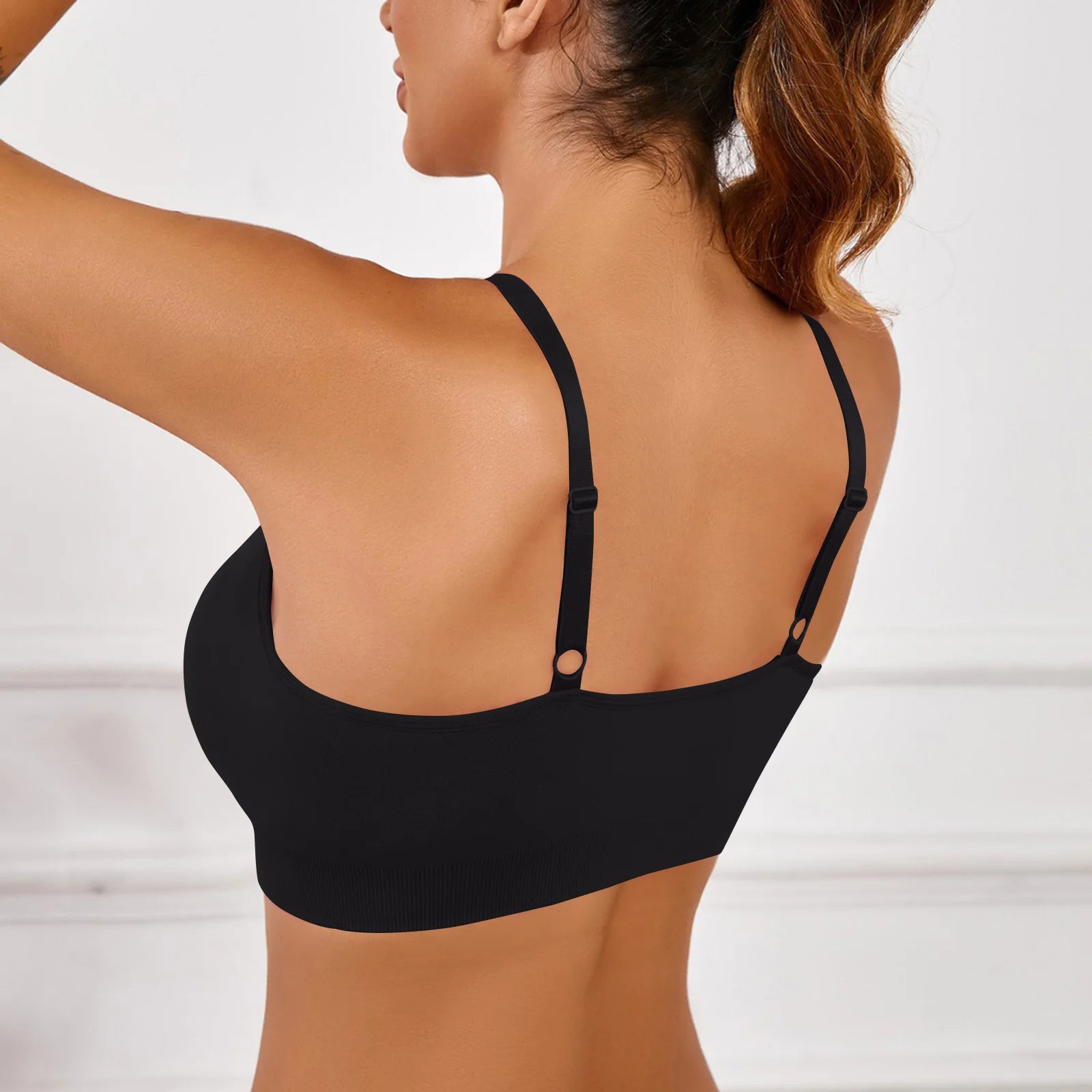 Adjustable Shoulder Straps Breasts Bra Seamless Bras Full Coverage Wireless Push Up Bra For Women Comfort Sculpting Bralettes Oasis Select