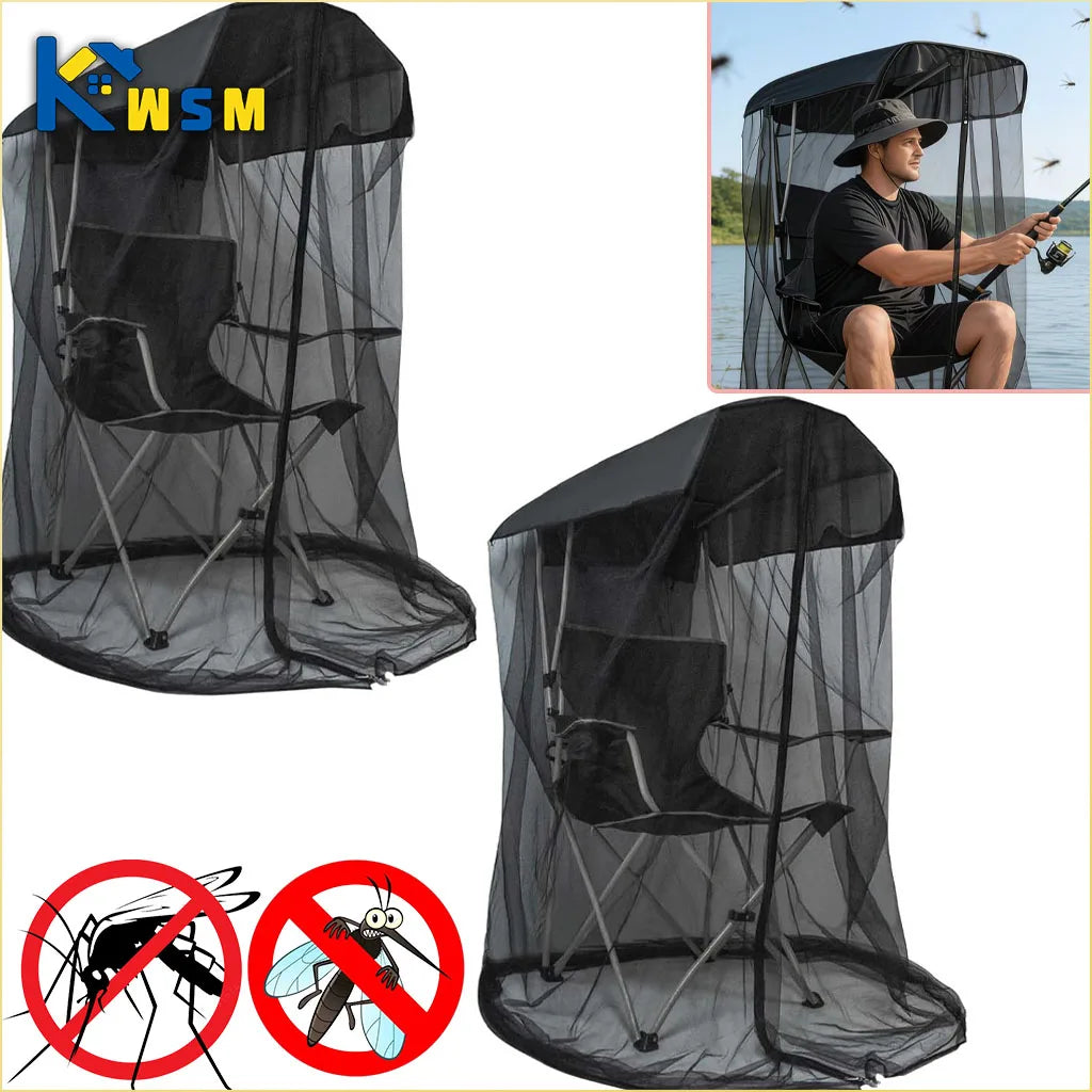 Portable Outdoor Detachable Mosquito Net Easy Setup Foldable for Garden Courtyard Fishing Camping Travel Patio Rocking Oasis Select
