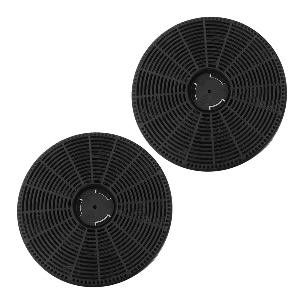 2-Pack Activated Carbon Range Hood Filter 160×30mm Round Range Hood Filter Oasis Select