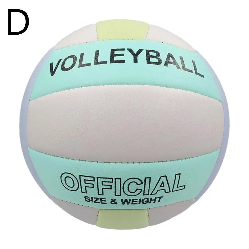 Official Size 5 Volleyball – Indoor, Outdoor & Beach Volleyball Oasis Select Gray purple green