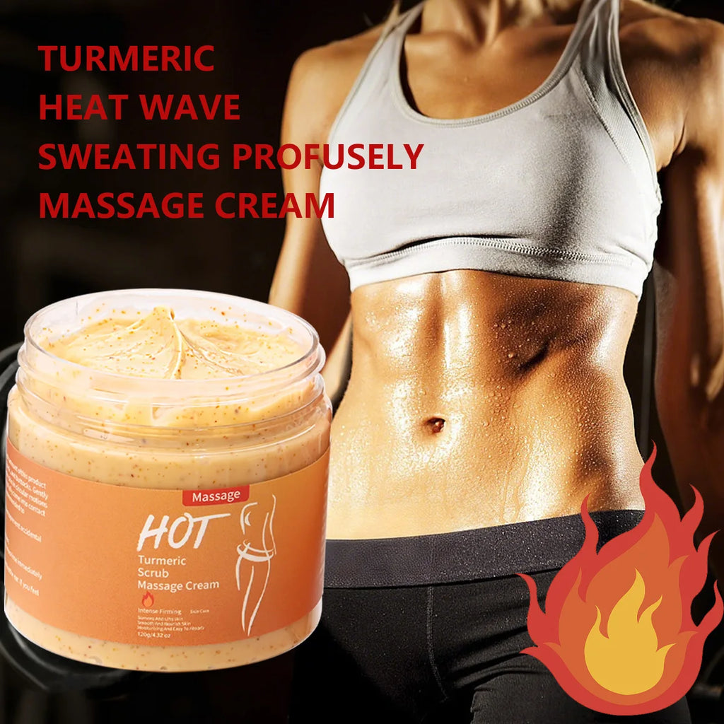 Turmeric Walnut Shell Exfoliating Firming Body Scrub Cream