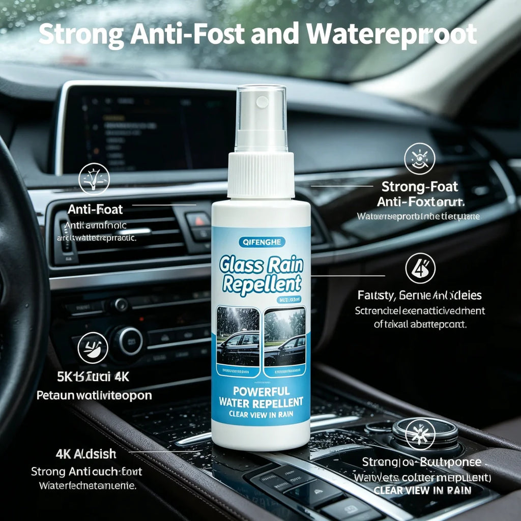 100ml Hydrophobic Car Glass Repellent Spray – Windows & Mirrors Glass Repellent Spray Oasis Select