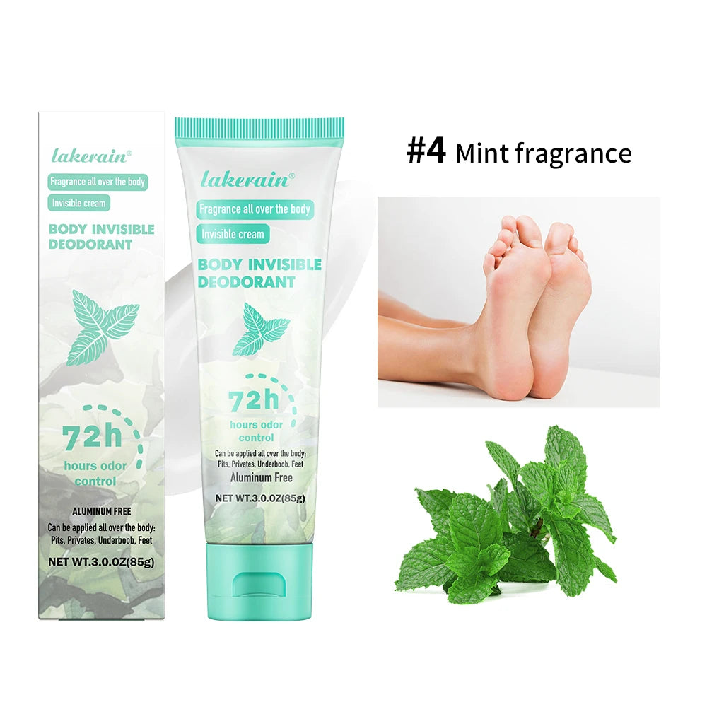 Mint Fragrance Deodorant Cream Long Lasting Oder Control Deodorant Cream Armpit Refreshing Antiperspirant Full Body Deodorizatio Oasis Select 4Mint Fragrance