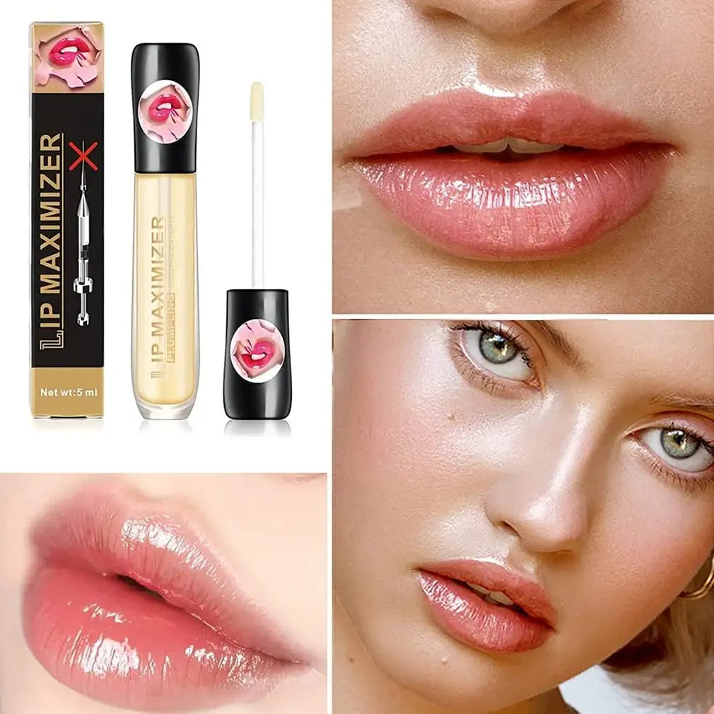 Clear Lip Plumping Gloss & Oil – Moisturizing, Long-Lasting Lip Plumping Gloss Oasis Select