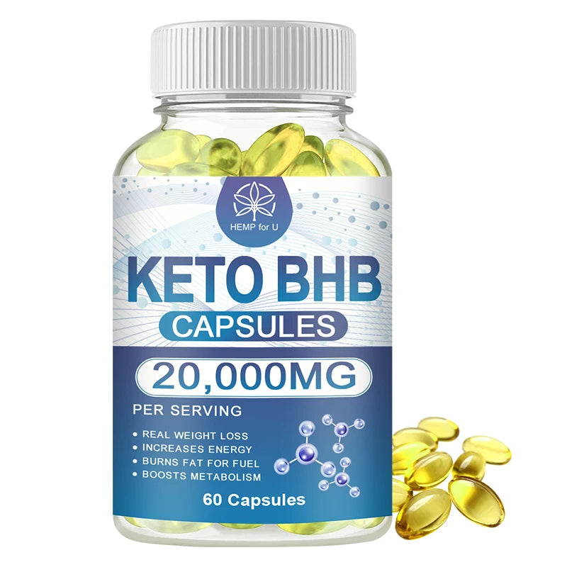BHB Keto Capsules Support Ketosis, Weight Loss for Men and Women Detox Digestive HealthSupport Metabolism Oasis Select 60pcs 1bottle United States