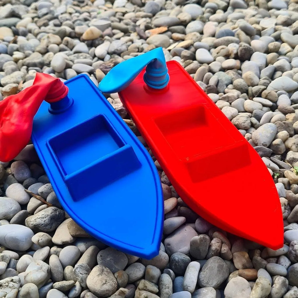 Balloon Powered Race Boats Toy 3D Printed DIY Water Racing Ship Ornaments Home Experiment Toy Home Outdoor Pool River Game Gifts Oasis Select