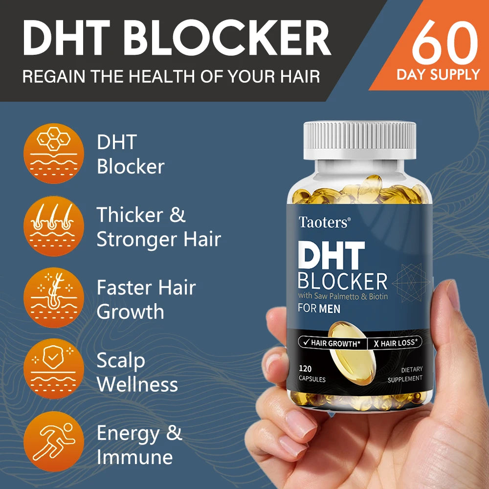 DHT Blocker Hair Growth Supplement – Saw Palmetto & Biotin Hair Growth Supplement Oasis Select