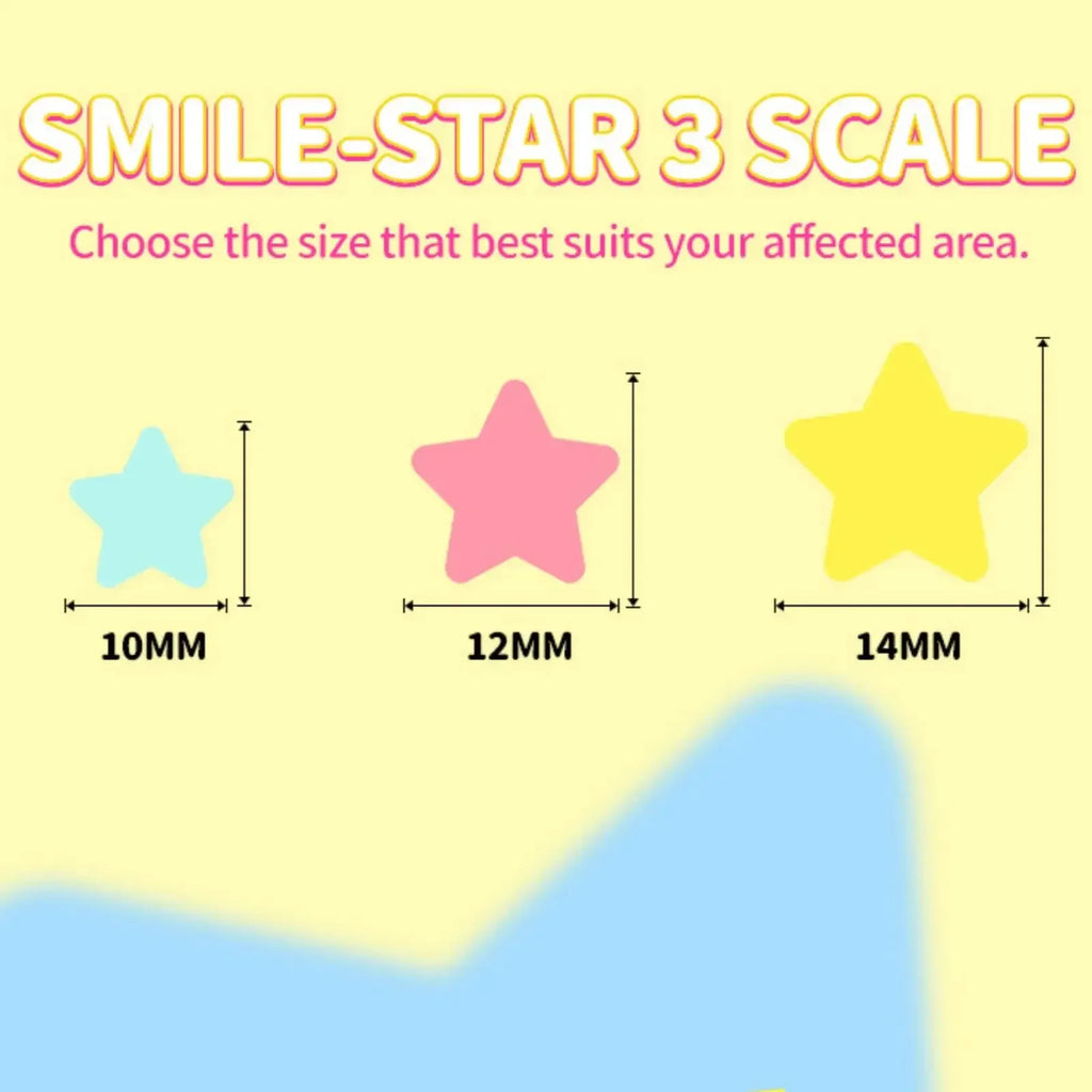 MLSMILE 40pc Star Hydrocolloid Blemish Patches – All Skin Tones Blemish Patches Oasis Select