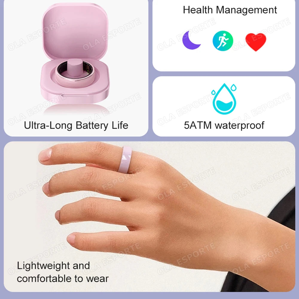 Ola Esporte Smart Ring – Heart Rate, Sleep & Health Tracker