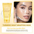Collagen Facial Mask And Brush Set Rejuvenates Moisturizes Brightens Skin For Glowing Elasticity Korean Face Care Treatment Oasis Select turmeric