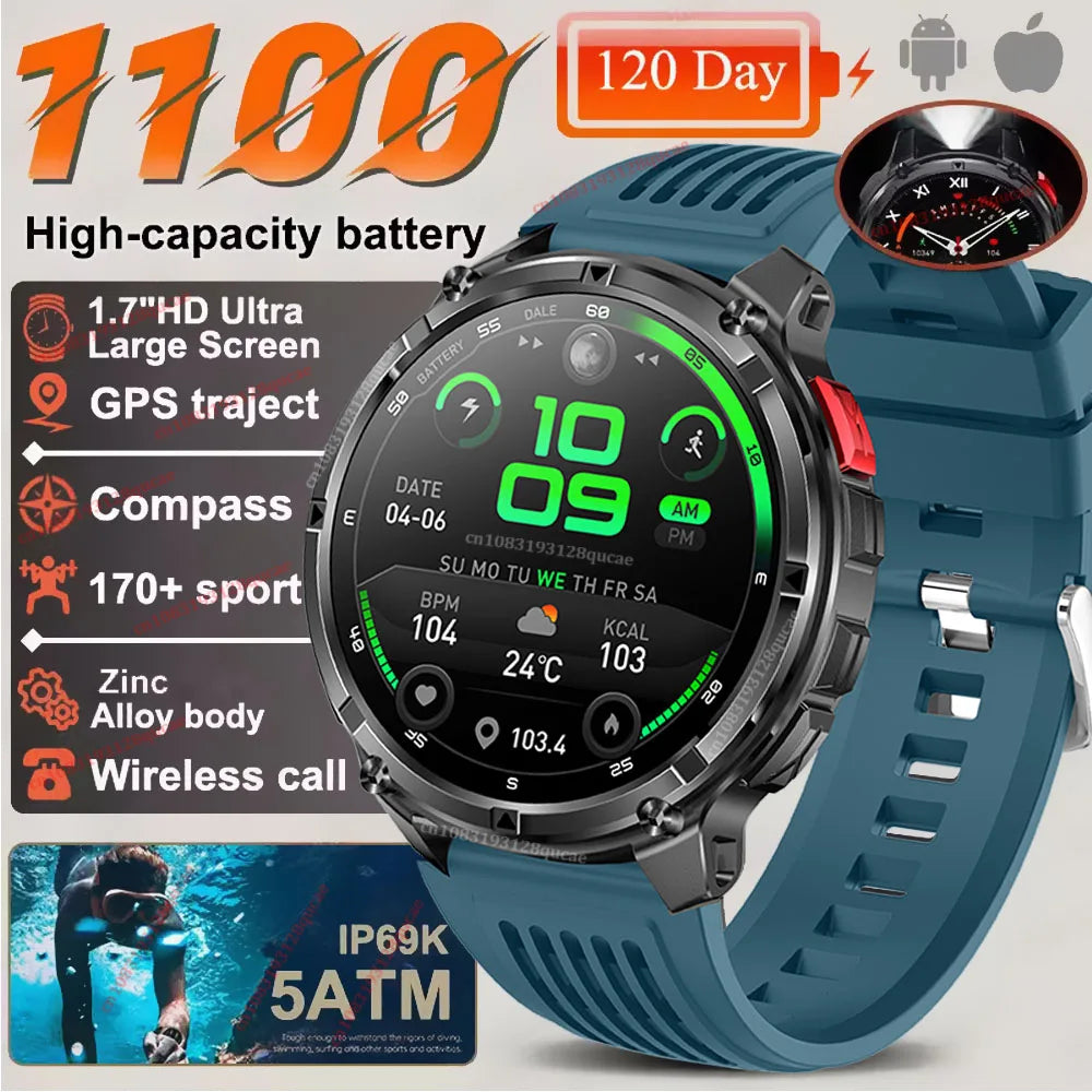 Ola Esporte T-Rex3 Ultra Smart Watch | 1100mAh, 1.7" AMOLED
