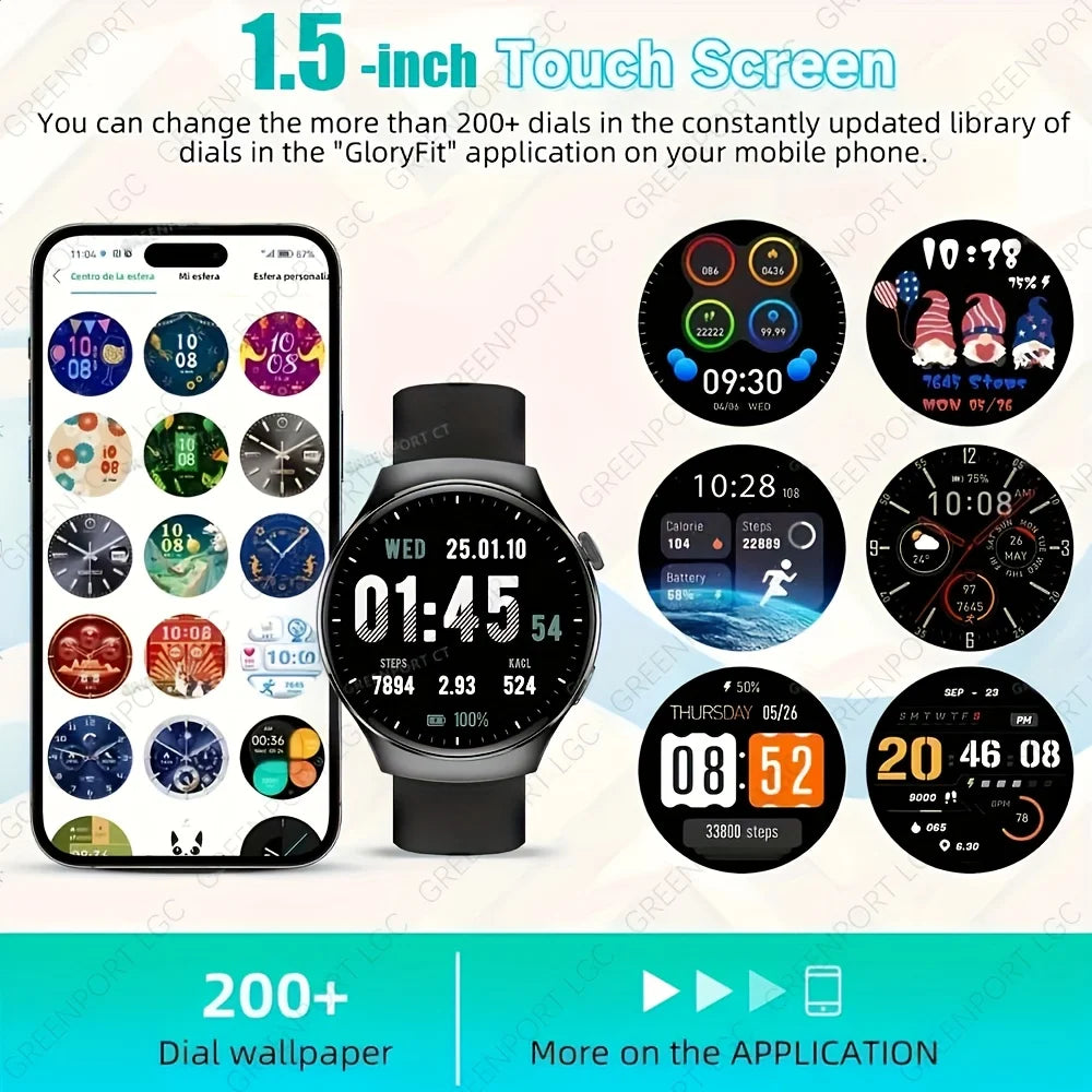 ERUN Premium Smart Watch – Sports, Calls & Music Control