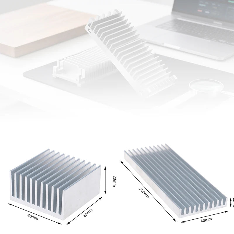 Extruded Aluminum Alloy Heatsink For High Power LED IC Chip Cooler Radiator Heat Sink Oasis Select